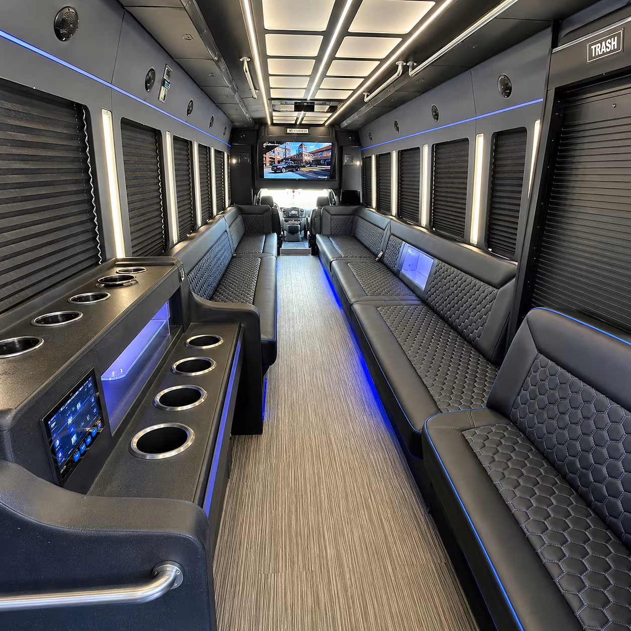 kenner party bus rentals inside